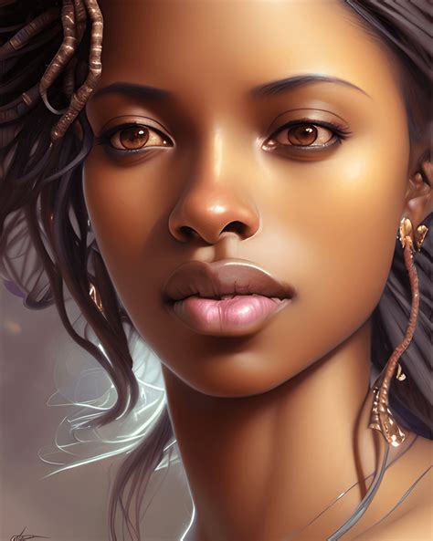 Beautiful Brown Skin Princess Graphic · Creative Fabrica
