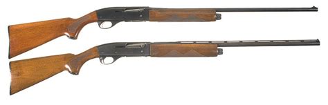Two Remington Semi Automatic Shotguns A Remington Model 11 48 Semi