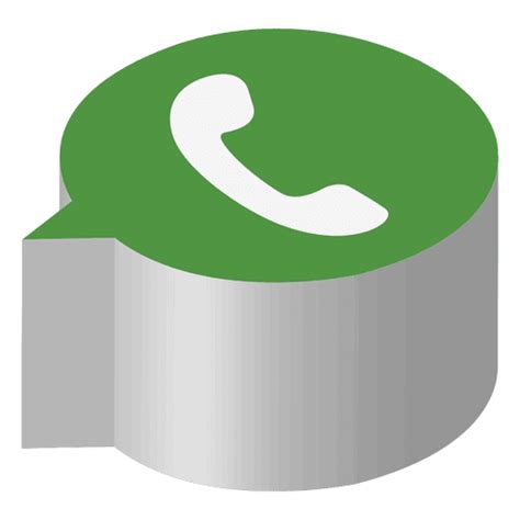 Whatsapp Isometric Icon Transparent Png And Svg Vector File