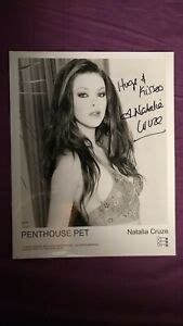 Official Penthouse Pet Signed Photo X Natalia Cruze Sophia