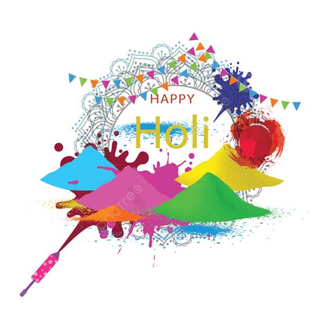 Happy Holi Festival Vector Art Png Happy Holi Festival 2021 Download