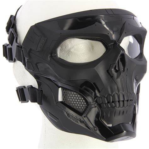 Skull Messenger Full Face Black Skull Mask