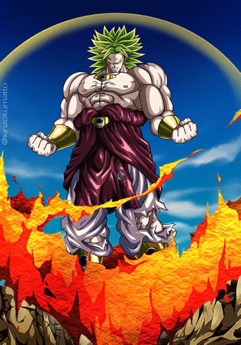Fanart I Was Not Fan Of The New Lr Broly Artwork So I Make Another