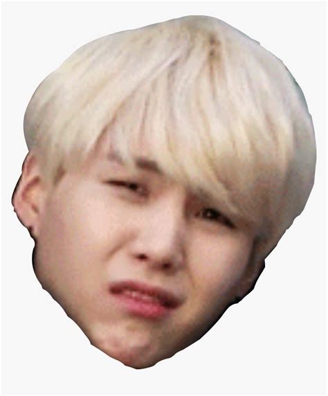 Clip Art Suga Derp Yoongi Bangtan Bts Meme Face Png Transparent Png