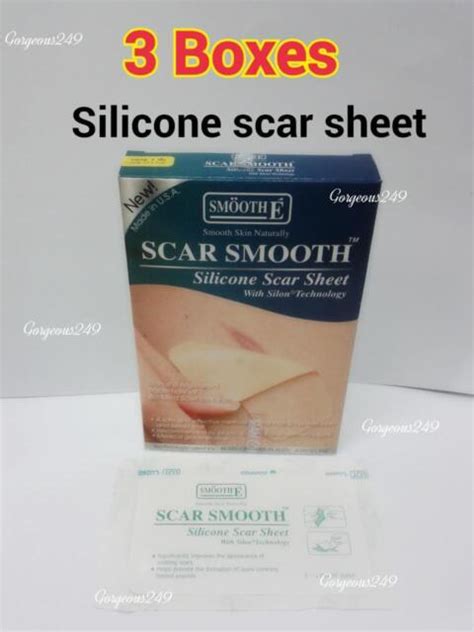 Smooth E Scar Silicone Sheet Reduce Scars Keloid Wound Skin Care