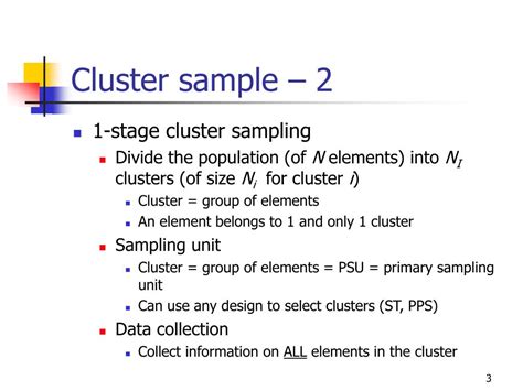 Ppt Cluster Sampling Powerpoint Presentation Free Download Id291455