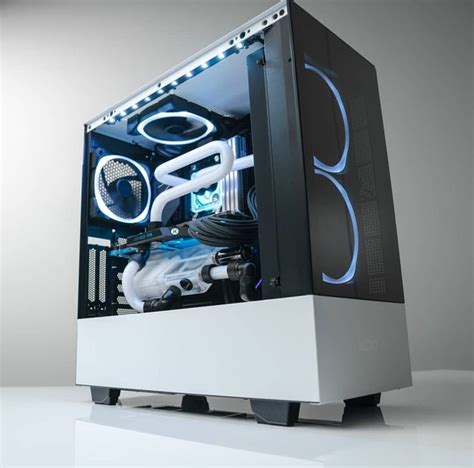Nzxt H510 Elite White Mid Tower Windowed Pc Gaming Case Spot On