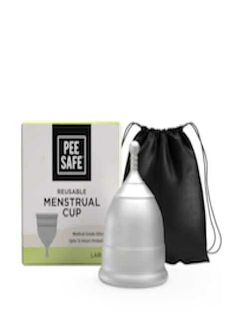 Buy Pee Safe Reusable Menstrual Cup With Medical Grade Silcone Large Feminine Hygiene For