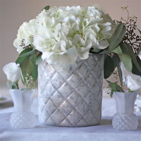 Frosted White Glass Bud Vase By The Wedding Of My Dreams