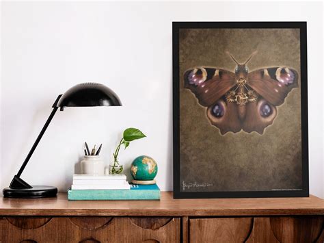 Steampunk Peacock Butterfly By Brigid Ashwood Art Print Poster 12x18 Ebay