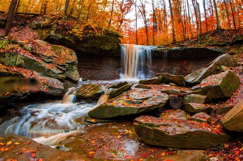 The Blue Hen Falls In Ohio Will Soon Be Surrounded By Beautiful Fall