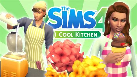 The Sims 4 Cool Kitchen Stuff Complete Overviewreview Youtube