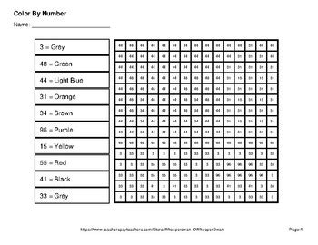 Numbers 1 100 Coloring Pages Pdf Richard Mcnarys Coloring Pages