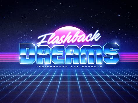 80s Text Effects For Photoshop On Behance