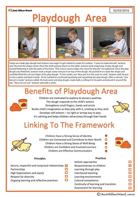 Interest Area Playdough Play Aussie Childcare Network Learning