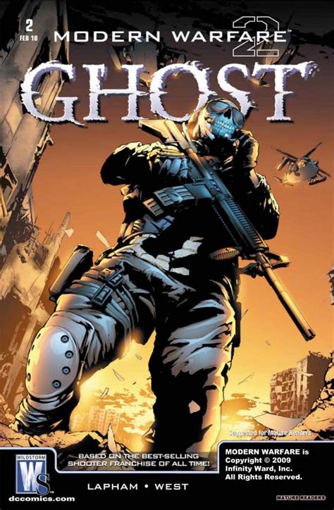 Modern Warfare 2 Ghost 2 Call Of Duty Dc Wildstorm Comic Book