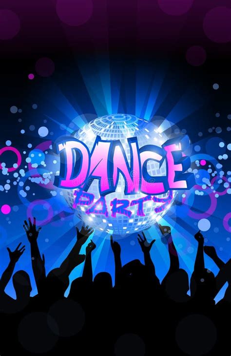 Dance Party Flyer Background