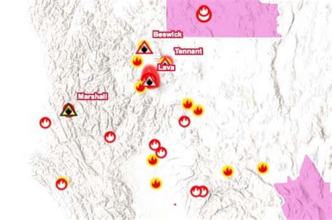 Gender reveal sparks californian wildfire. Map: Wildfires now burning in California - Chico ...