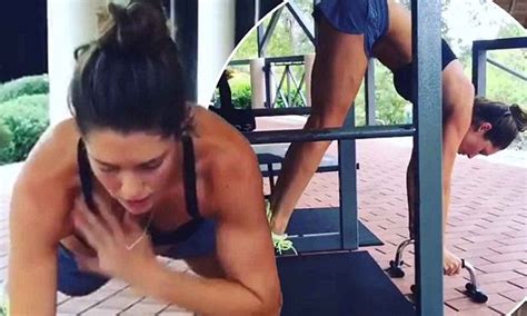 Erin McNaught Shows Off Her Body During Workout Posted On Instagram