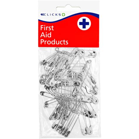 Clicks First Aid Safety Pins 6 Pins Clicks