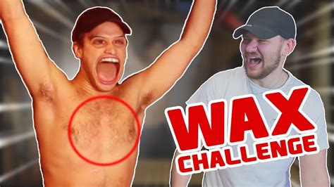 Most Painful Places To Wax Wax Strip Challenge Youtube