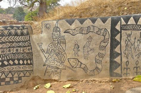 Decorated Mud Houses Of Tiébélé Burkina Faso Amusing Planet