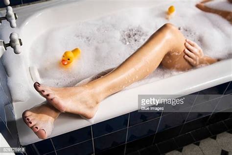 female leg bath stock fotos und bilder getty images