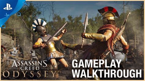 Assassins Creed Odyssey E3 2018 Gameplay Walkthrough Ps4 Youtube