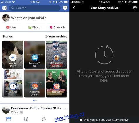 Jak Zakázat Archiv Příběhů Na Facebooku Etechblogcz