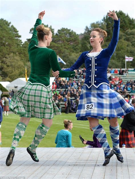 her majesty makes her annual visit to the braemar games scottish costume highland dance