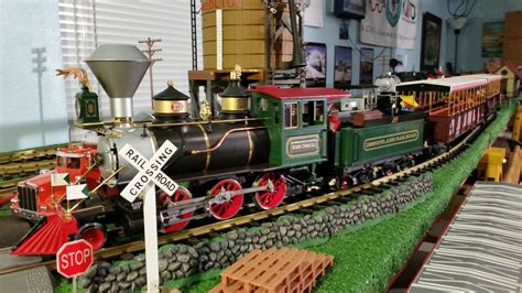 Lgb Disneyland Railroad Custom 2 6 0 Mogul Locomotive And Train With Barrys Big Trains Drive