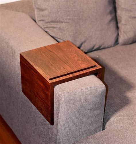 Diy Sofa Arm Table A Great And Functional Addition To Your Sofa