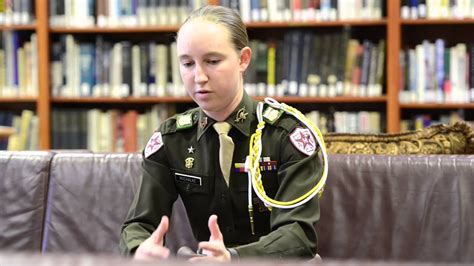 Qanda With The Texas Aandm Corps Of Cadets First Female Commander Youtube