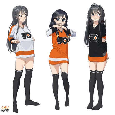 Hockey Girls Bunny Girl Senpai Oregairu Oresuki Rawwnime