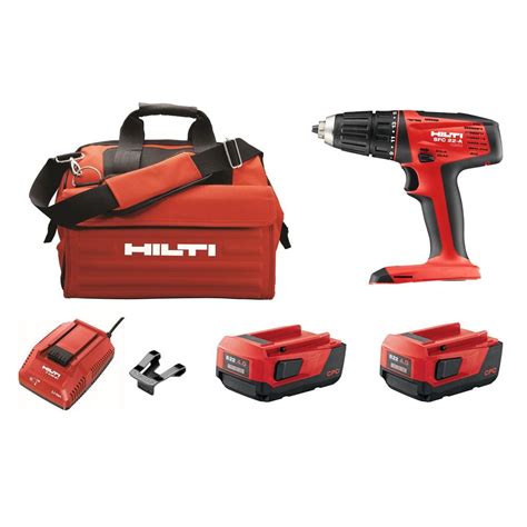 Hilti Sfc 22 Volt Lithium Ion 12 In Cordless Drill Driver Kit With