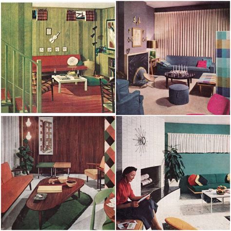 Awe Inspiring Collections Of 1950s Living Room Color Schemes Concept