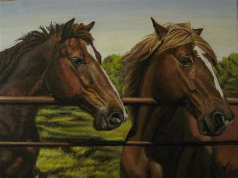 Farm Artist Sarah Hinz Horse Paintings