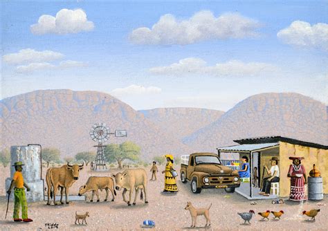 Paul Kiddo Namibia—springboks German Rule Village Life On Art And