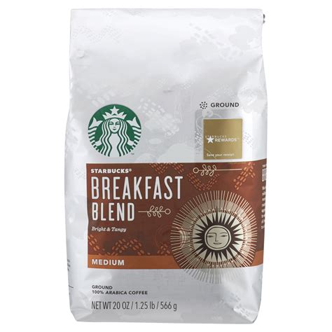 Starbucks Breakfast Blend Ground Coffee 20 Oz