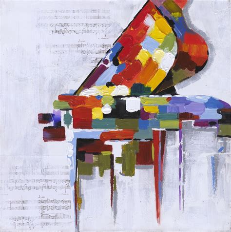 Lakasallc Musical Modern 2 Piece Painting Print On Canvas Set In 2020