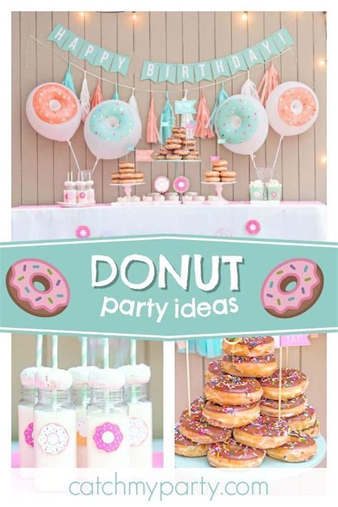Donuts Birthday Crazy For Donuts Party Catch My Party Donut