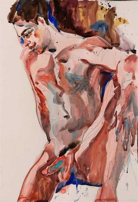 Male Nude By The Window Painting By Jelena Djokic Saatchi Art