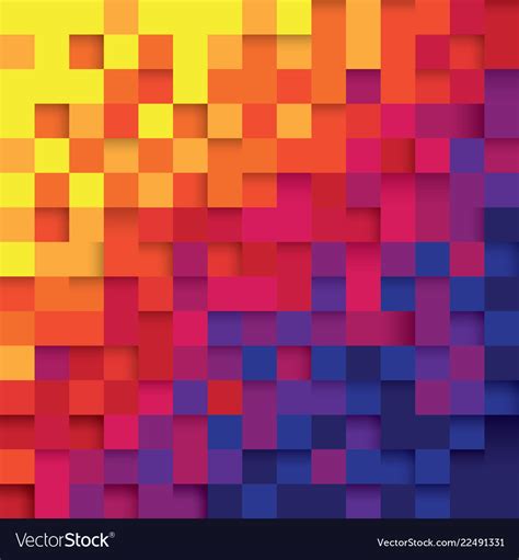 Pixel Color Abstract Background Royalty Free Vector Image