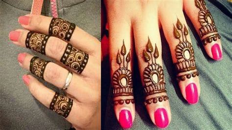 Simple And Beautiful Finger Mehndi Designs 2021 Latest Images
