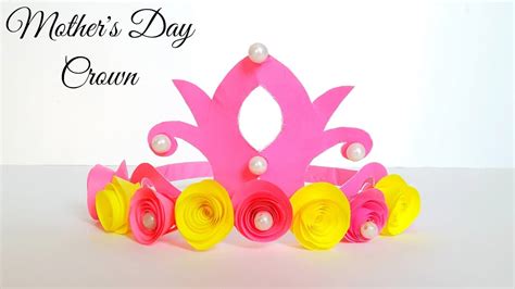 Diy Paper Crown Making For Mother Mothers Day T Idea Handmade