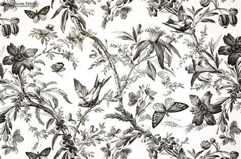 Find toile comforter sets, daybed bedding, red, green, pink, blue and black toile comforter sets. New Fabric! - Black toile fabric bird butterfly passion ...