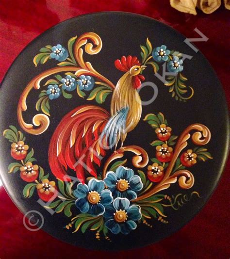 Hindeloopen By Hatice Okan Tole Decorative Paintings Folk Art