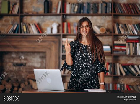 Angry Woman Stands Image And Photo Free Trial Bigstock