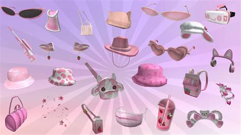 Codes For 40 Cute Aesthetic Pink Accessories Roblox Bloxburg And