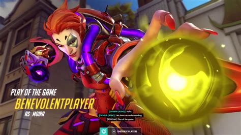 Overwatch Moira Play Of The Game Youtube